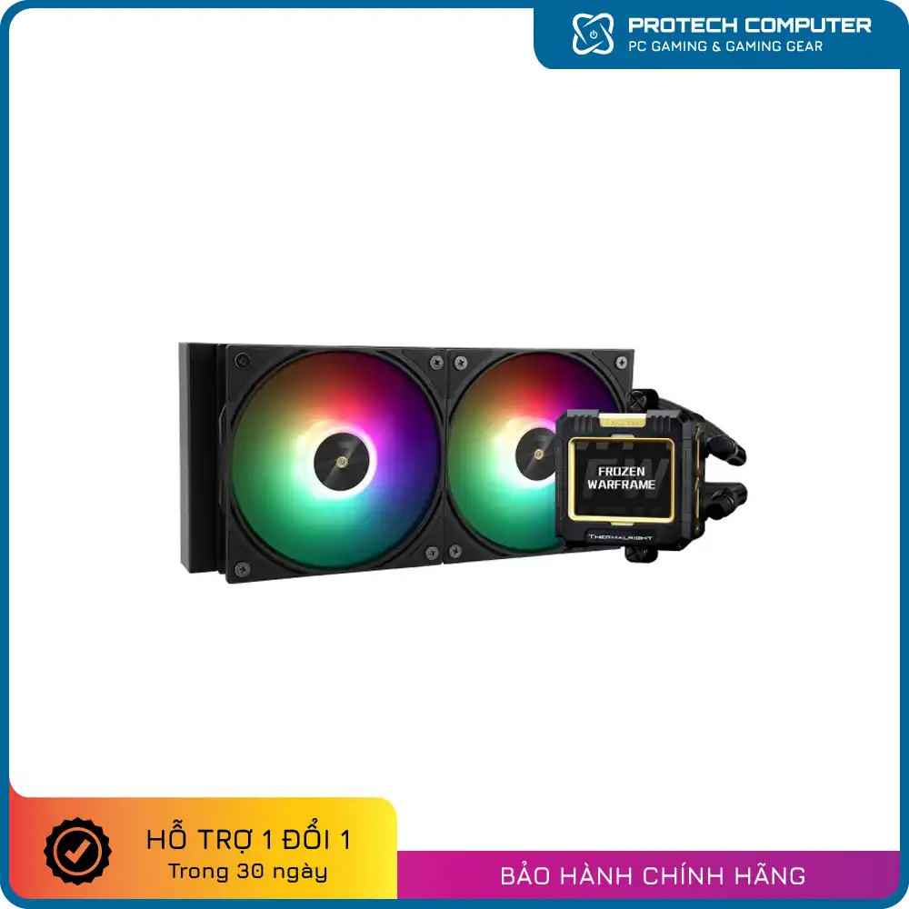 Tản Nhiệt Nước AIO Thermalright Frozen Warframe 240 BLack ARGB